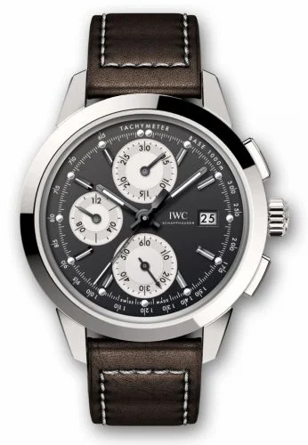 IWC Ingenieur Chronograph Custom Stainless Steel / Black-Silver-Black / Calf IW3808-BU (IW3808BU)